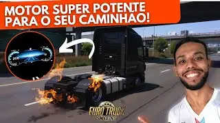 COMO AUMENTAR A POTÊNCIA DO MOTOR ETS2, CAMINHÃO SUPER RAPIDO!