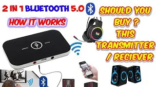 Bluetooth receiver and transmitter 2-in-1