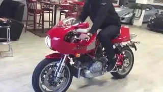 Ducati MH900e exhaust & take off