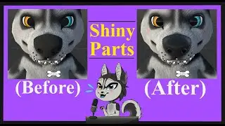 How to get shiny parts on your VRChat Avatar (Standard Material)