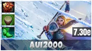[PRO] Aui2000 the [Crystal Maiden] Dota 2 Patche 7.30e | Dota 2 Learn Gameplay