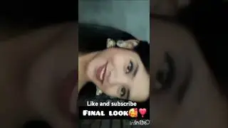 khud ki kru me kya tarife😁||full makeup by hand 😱#shorts #shortvideo #shortfeed #makeup