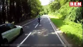 Das h&auml;tte t&ouml;dlich enden k&ouml;nnen: Radfahrer kollidiert mit Auto