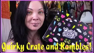 4 am Rambles! Disney Work Locker stuff and October Quirky Crate!