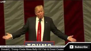 LIVE Donald Trump California Costa Mesa MASSIVE OUTDOOR Rally OC Fair SPEECH HD STREAM (4