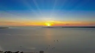 Sunrise Am Salzhaff Pepelow
