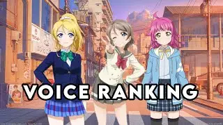 Voice ranked the 27 Love Live girls | My Opinion |