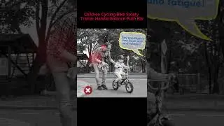 Children Cycling Bike Safety Trainer Handle Balance Push Bar