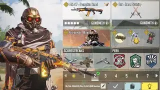 Legendary AK 47 Pumpkin Head is made to be perfectly matched with the Legendary Firebreak in CODM MP