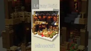 Library Design Minecraft #shorts