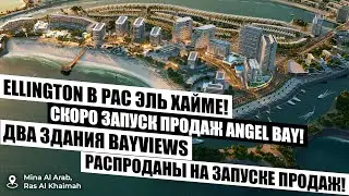 Ellington в Рас Эль Хайме | 2 здания BAYVIEWS распроданы на запуске | ANGEL BAY | Mina Al Arab | ОАЭ