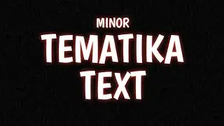 MINOR - Tematika TEXT // LDM TEXT UZ