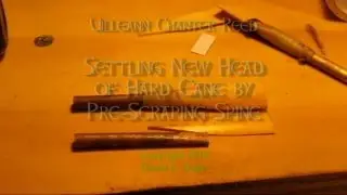Partial Pre-Scraping of Uilleann Reed for Brighter Tone