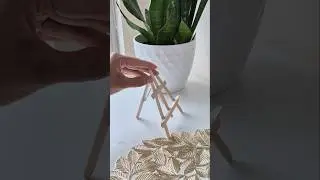 DIY mini easel | How to make an easel | Mini canvas stand #diy #crafts #shorts #art