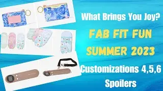 Fab Fit Fun Summer 2023 Box: Customizations 4, 5, & 6