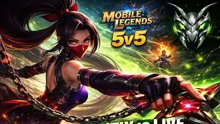 MANTIX IS LIVE 🔴 | Mobile Legends 5v5 Hanabi Gameplay | Clutch Plays & Savage