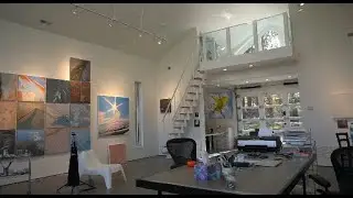 Modern Art Studio - Post Frame  - Conestoga Buildings