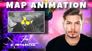 Map Animation Just 2 minutes likes - &lrm;⁨@dhruvrathee⁩&nbsp; & @NitishRajput  ||
