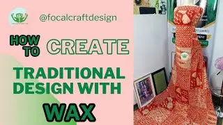 BATIK MAKING; how to create traditional design using WAX and VAT dye. #handmade