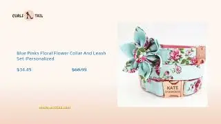 Curlitail Dog Floral Flower Collar PPT 2