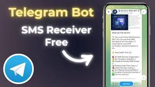 FREE SMS Receive Bot Telegram