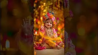 नन्हे कृष्ण का प्यारा नृत्य | Bal Krishna Dance | #Shorts #Cute #BalKrishna #viral #explorepage