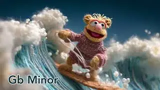 G♭ Minor Surf Rock Jam Track