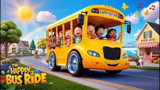 🚌 The Joyful Bus Ride The wheels on the bus mixes |The Happy 3in1| @Harrykids-r6d ​🚌