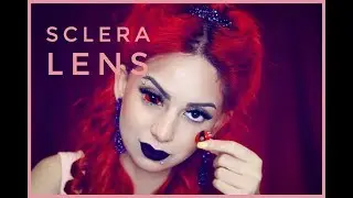 INFERNAL BASICS#07 || SCLERA LENSES how to INSERT and REMOVE