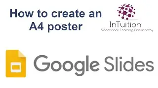 How to create an A4 poster in Google Slides