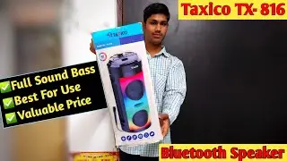 🎵 Taxico TX-816 Bluetooth Sound Speaker For Home / Wirless Speaker | Review | Home Theatre