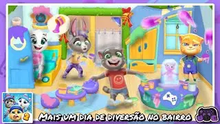 Mais um dia de diversão no bairro Dos amigos (my talking tom friends 2)