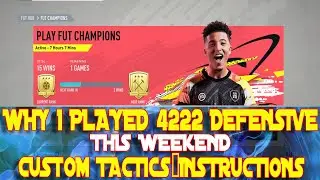 FIFA 20 4222 DEFENSIVE FORMATION |CUSTOM TACTICS AND INSTRUCTIONS|FIFA ULTIMATE TEAM
