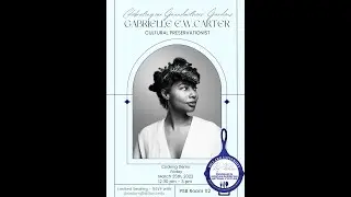 Gabrielle E.W. Carter Cooking Demo at Dillard University 3/25/22