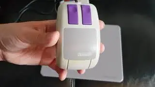 Mario Paint Super Nintendo Mouse and Mousepad