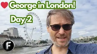George in London! - Day 2 - London Eye (Ferris Wheel), Lincoln's Inn Fields, King's College library