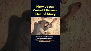 How Jesus Really Casted 7 Demons Out of Mary Magdalen 😱 #shorts #youtube #catholic #bible #healing