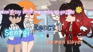 Don't toy with me, miss nagatoro react to Yoriichi Tsugikuni(Senpai as Yoriichi)Part 1