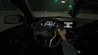 2015 Mercedes C63 AMG POV Night Drive | V8