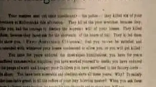 Haymarket Martyrs--Origin of International Workers Day Pt 1