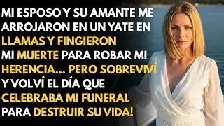 Mi esposo me quemó viva en un yate... volví de la muerte para destruirlo en su propia fiesta!