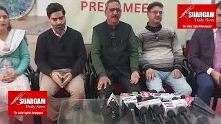 Panun Kashmir Camp Units Sound Alarm At Meet The press.