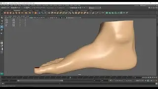 3D Foot Modeling- Part 2 | Maya 2020