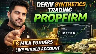 🎉Deriv Synthetics Trading PropFirm | 💲Milk Funders Live Funded Account | Legit Deriv PropFirm 🖤✅