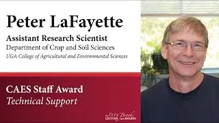2016 CAES Staff Support Award - Technical - Peter Lafayette