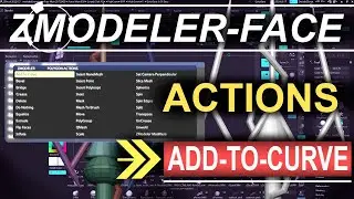 ZBrush &mdash; ZModeler Polygon (Действия) &mdash; &laquo;Добавить к кривой&raquo;