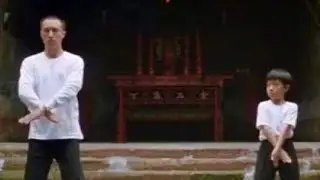 DRAGON: THE BRUCE LEE STORY - TRAINING WITH IP MAN SCENE