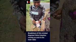 Police Officer Caught on Camera Extorting Travelers Over Suspended ECMR! #shorts #police #corruption