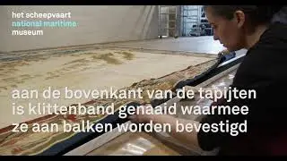 Installatie Solebay wandtapijten Willem van de Velde