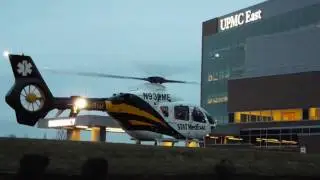 STAT MedEvac 3 (N932ME) Lifting from UPMC East for UPMC Presby with a patient